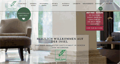Desktop Screenshot of insel-hotel.de