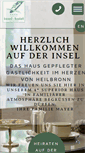 Mobile Screenshot of insel-hotel.de