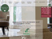 Tablet Screenshot of insel-hotel.de